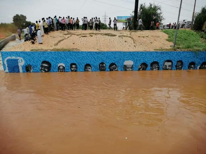 بالصور.. جداريات الشهداء تنجو من فيضان النيل ورواد التواصل يعلقون “هذه رسالة”